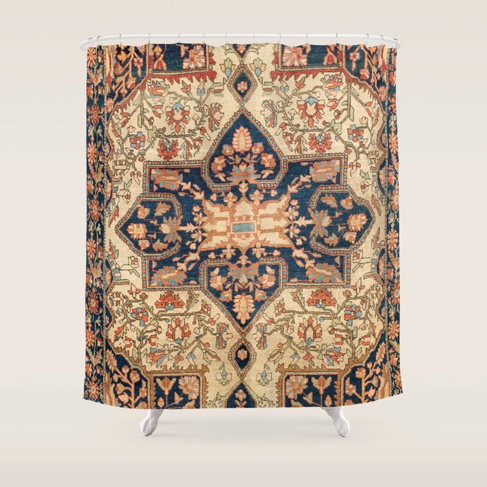 Ferahan  Antique West Persian Rug Print Shower Curtain Gallery Image 1