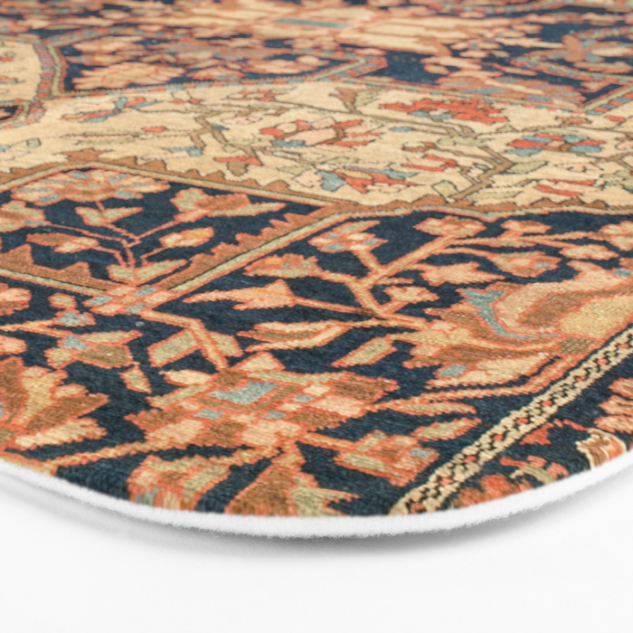 Ferahan  Antique West Persian Rug Print Bath Mat Gallery Image 3