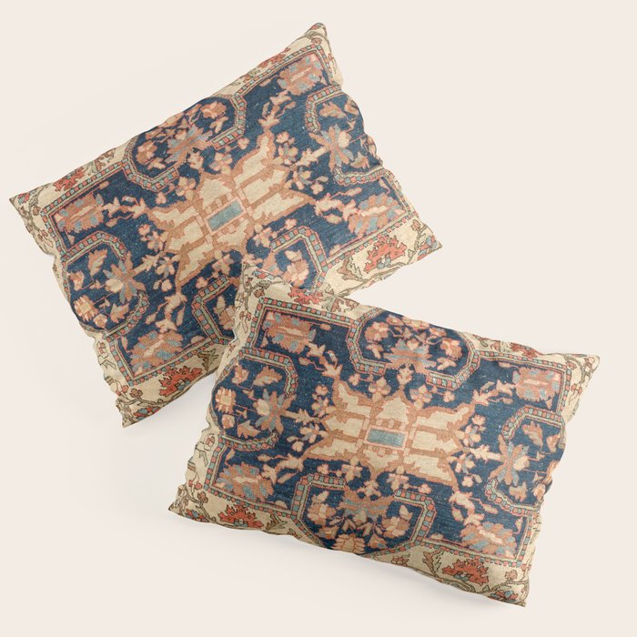 Ferahan  Antique West Persian Rug Print Pillow Sham Gallery Image 1