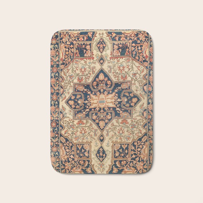 Ferahan  Antique West Persian Rug Print Bath Mat Gallery Image 1