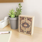 Ferahan  Antique West Persian Rug Print Mini Art Print Gallery Image 2