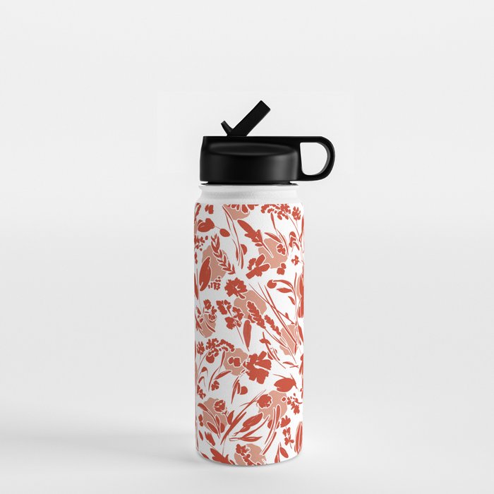 Wild flowering reddish meadow Water Bottle Gallery Image 1