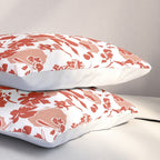 Wild flowering reddish meadow Pillow Sham Gallery Image 3