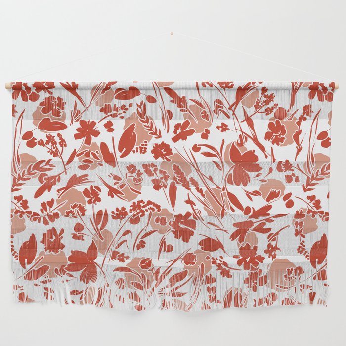 Wild flowering reddish meadow Wall Hanging Gallery Image 1