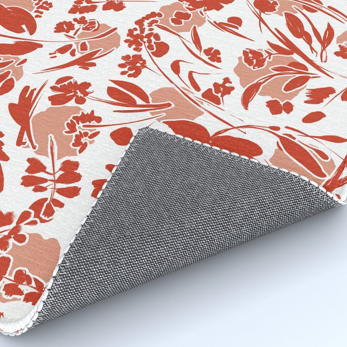 Wild flowering reddish meadow Rug Gallery Image 4