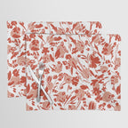 Wild flowering reddish meadow Placemat Gallery Image 1