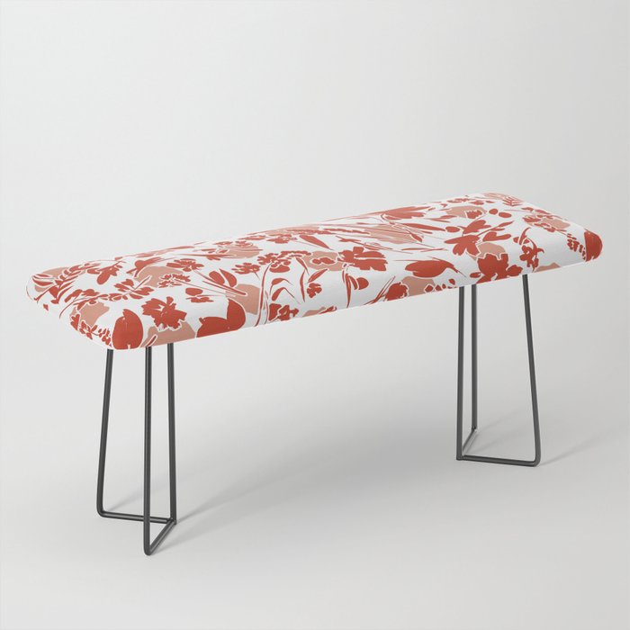 Wild flowering reddish meadow Bench Gallery Image 1