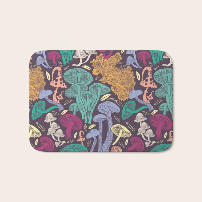 Delicious Autumn botanical poison Bath Mat Gallery Image 1