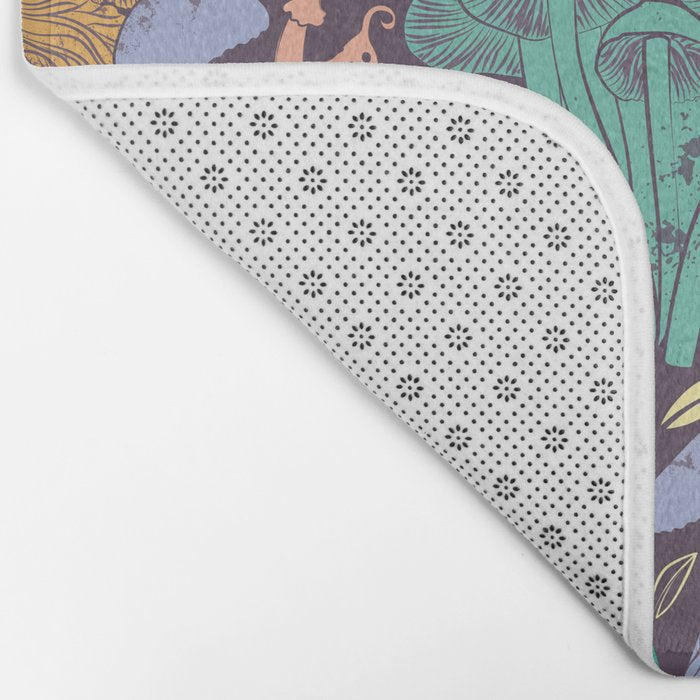 Delicious Autumn botanical poison Bath Mat Gallery Image 2