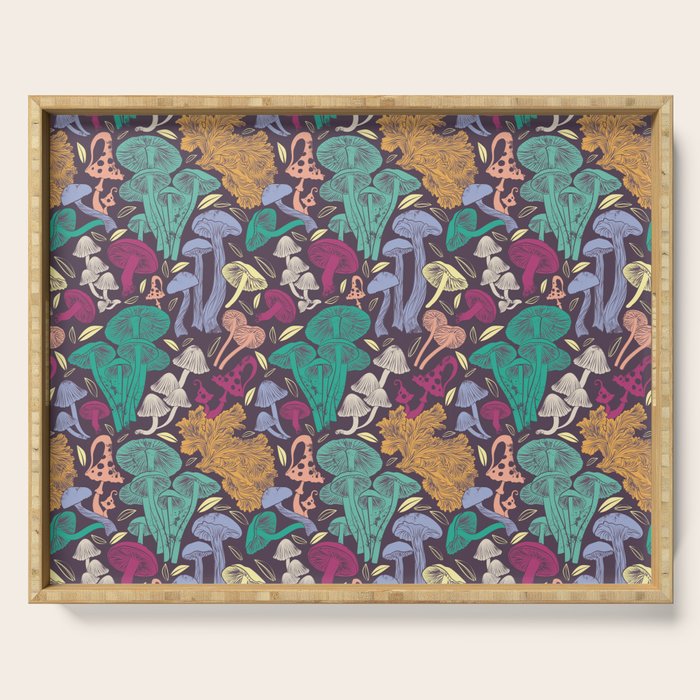 Delicious Autumn botanical poison Serving Tray Gallery Image 1