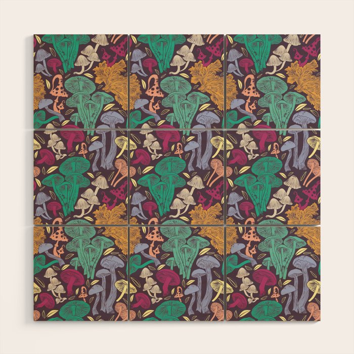 Delicious Autumn botanical poison Wood Wall Art Gallery Image 1