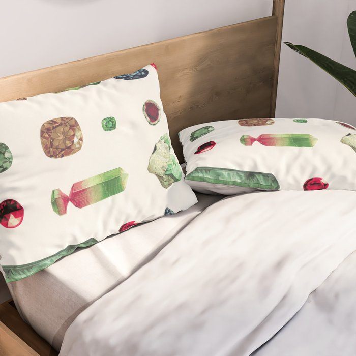 Precious Stones Pillow Sham Gallery Image 2
