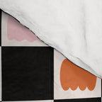 Halloween Checkered Print in Black and White Comforter Gallery Image 4