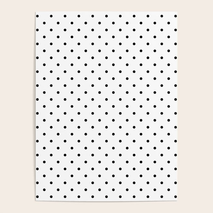 Small Black Polka dots Background Poster Gallery Image 4