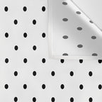 Small Black Polka dots Background Wall Tapestry Gallery Image 3