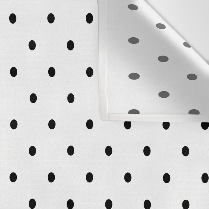 Small Black Polka dots Background Wall Tapestry Gallery Image 3
