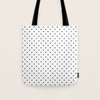 Small Black Polka dots Background Tote Bag Gallery Image 1