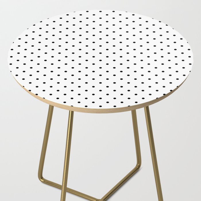 Small Black Polka dots Background Side Table Gallery Image 2