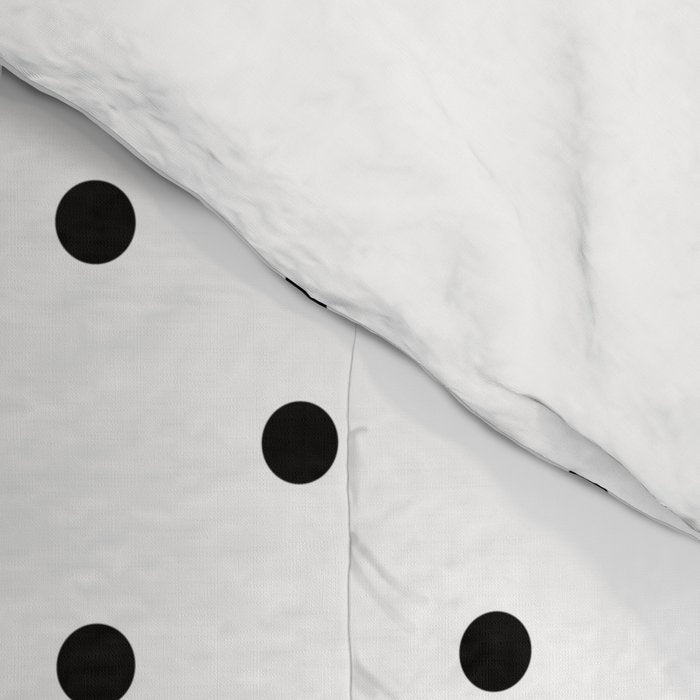 Small Black Polka dots Background Comforter Gallery Image 4