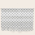 Small Black Polka dots Background Wall Hanging Gallery Image 1