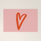 Heart Doodle Big 1 Welcome Mat Gallery Image 1