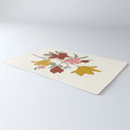 Colorful Minimal Line Art Magnolia Rug Gallery Image 3