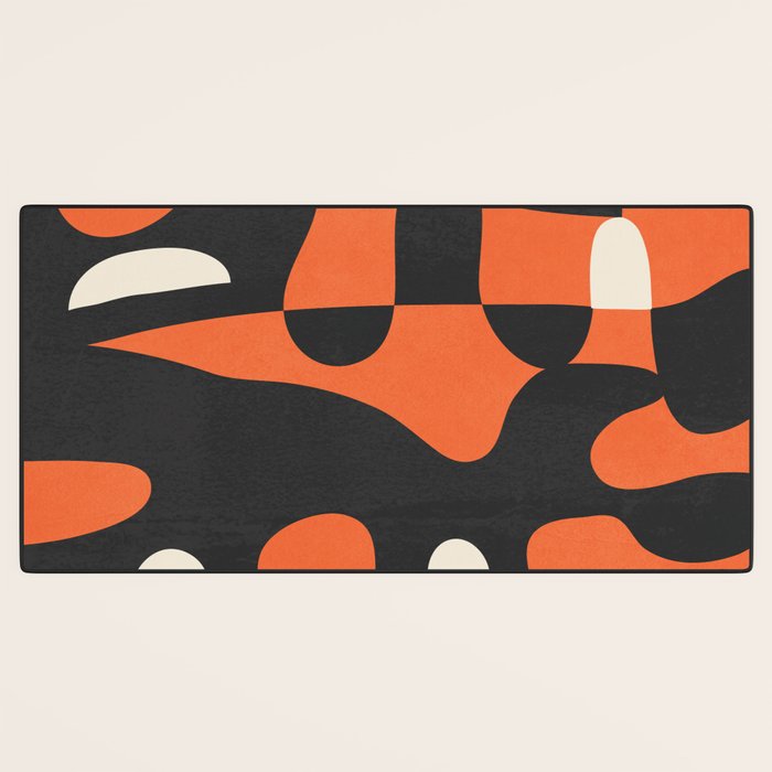 Modern Abstract Art Motion 2 Desk Mat Gallery Image 3