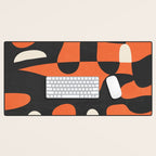 Modern Abstract Art Motion 2 Desk Mat Gallery Image 1