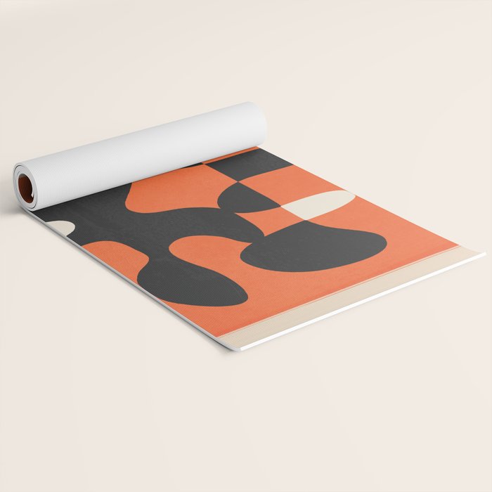 Modern Abstract Art Motion 2 Yoga Mat Gallery Image 2