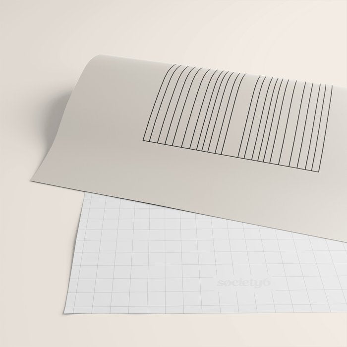 Modern Minimalistic Art Wrapping Paper Gallery Image 2