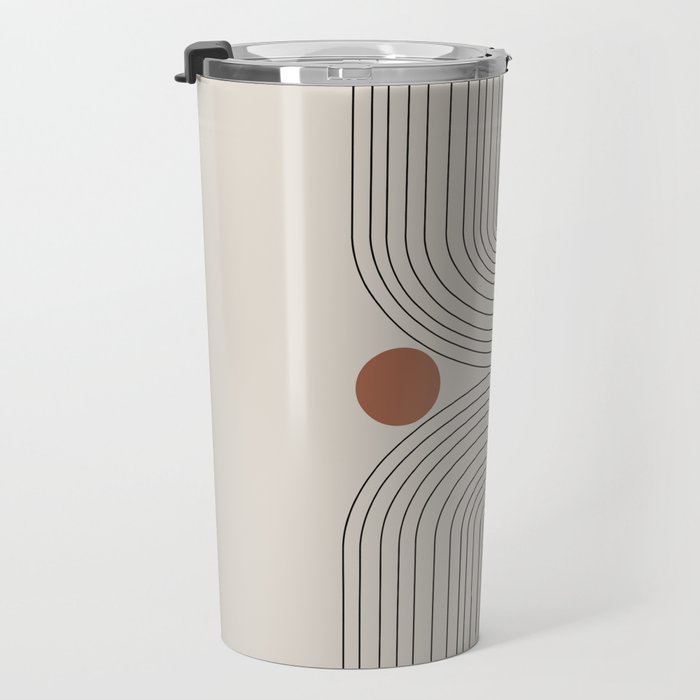 Modern Minimalistic Art Travel Mug Gallery Image 3