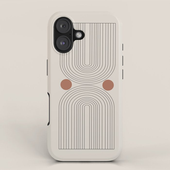 Modern Minimalistic Art iPhone Case Gallery Image 1