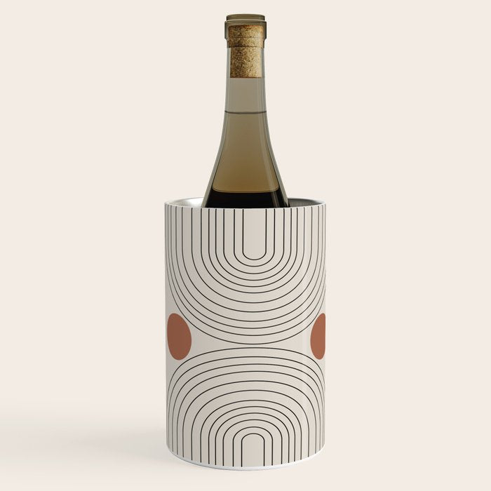 Modern Minimalistic Art Wine Chiller Gallery Image 1