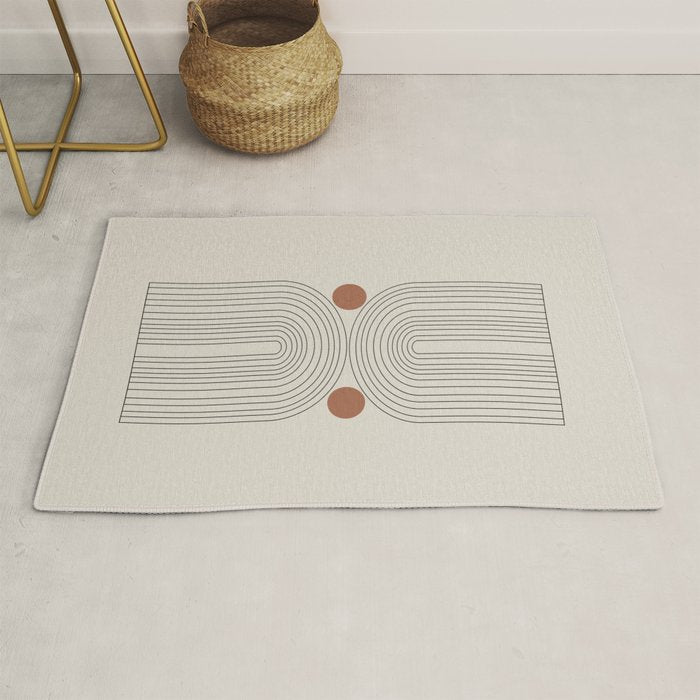 Modern Minimalistic Art Rug Gallery Image 1