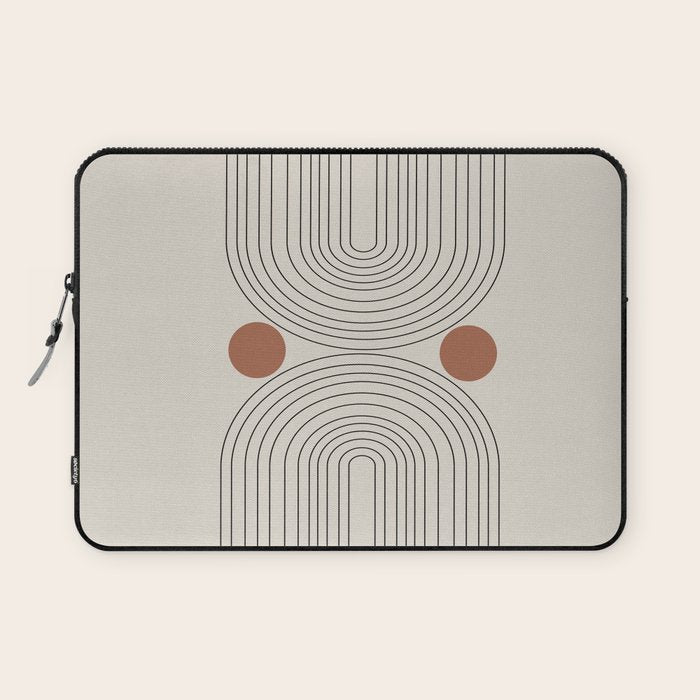 Modern Minimalistic Art Laptop Sleeve Gallery Image 1