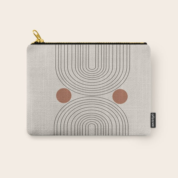 Modern Minimalistic Art Carry All Pouch Gallery Image 1