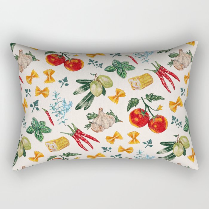 La Festa Pattern Rectangular Pillow Gallery Image 2