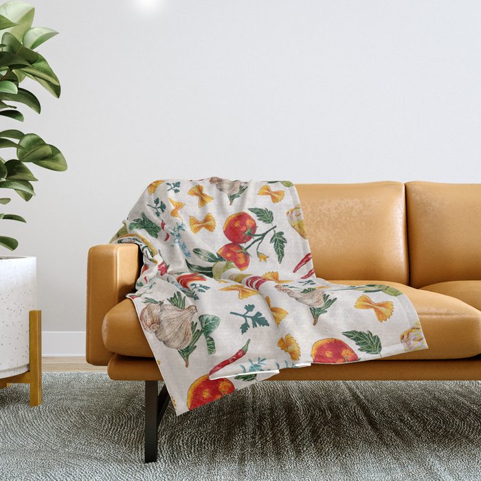 La Festa Pattern Throw Blanket Gallery Image 1