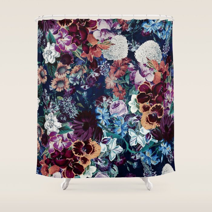 EXOTIC GARDEN - NIGHT XVI Shower Curtain Gallery Image 1