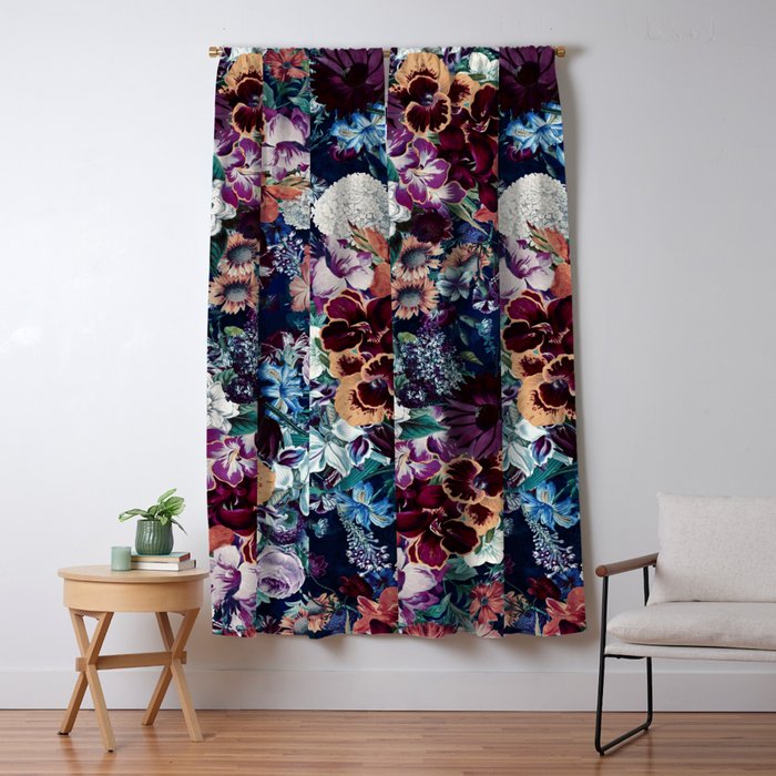 EXOTIC GARDEN - NIGHT XVI Window Curtain Gallery Image 1