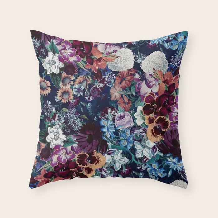 EXOTIC GARDEN - NIGHT XVI Throw Pillow Gallery Image 6