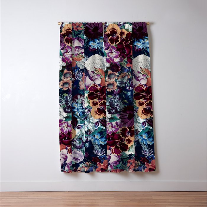 EXOTIC GARDEN - NIGHT XVI Window Curtain Gallery Image 3