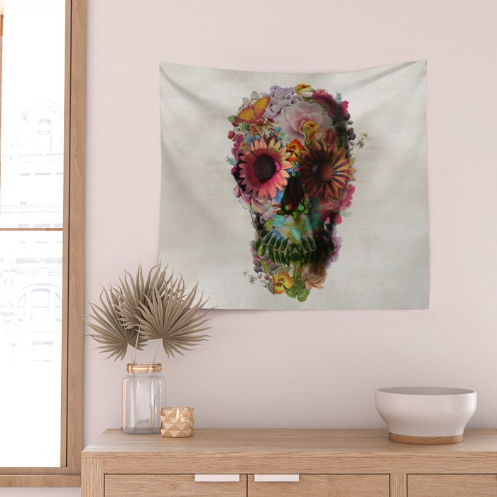 Skull 2 R Wall Tapestry Gallery Image 2