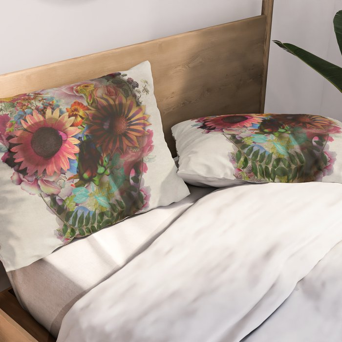 Skull 2 R Pillow Sham Gallery Image 2