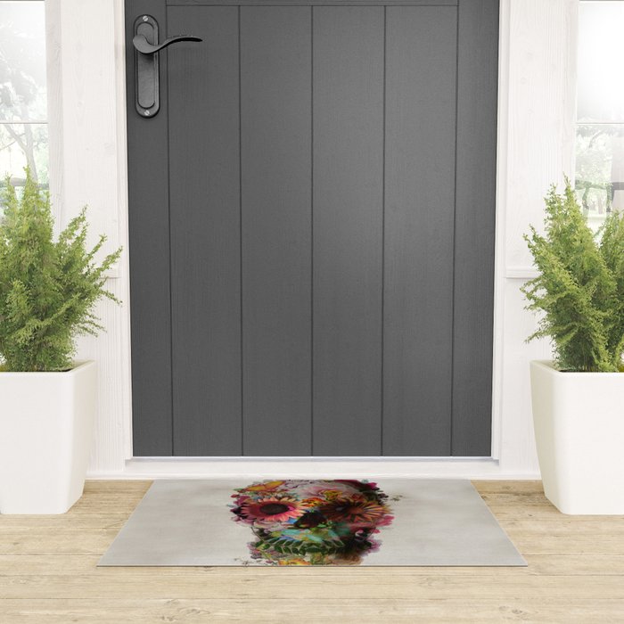 Skull 2 R Welcome Mat Gallery Image 3