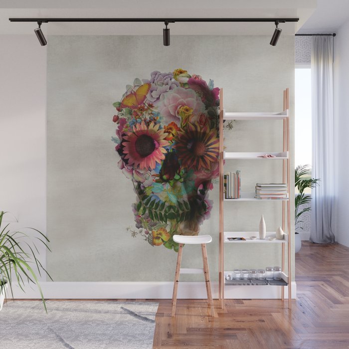 Skull 2 R Wall Mural Gallery Image 1