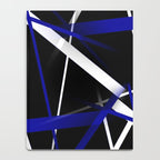 Seamless Abstract Royal Blue and White Lines Notebook Gallery Image 4