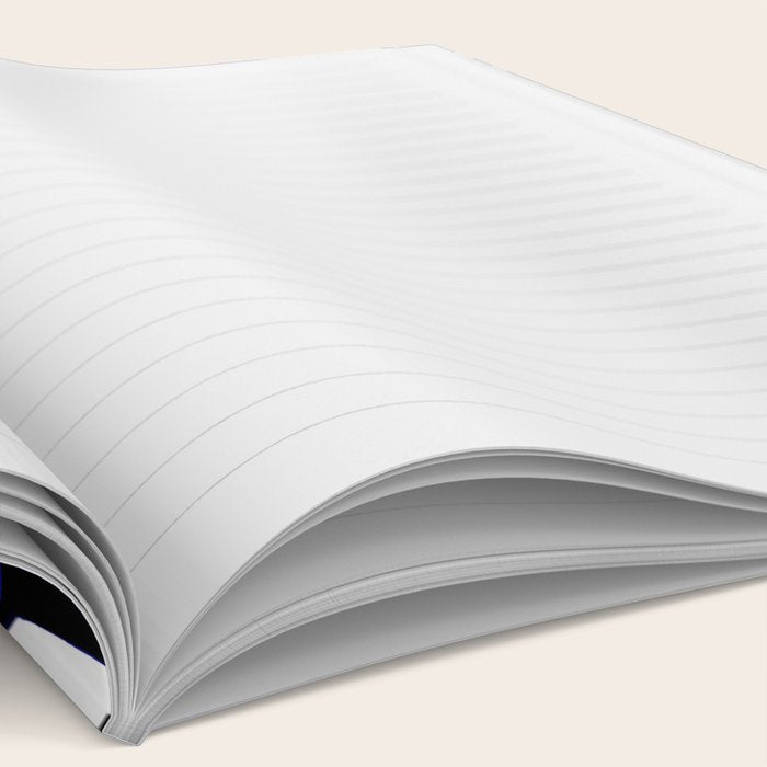 Seamless Abstract Royal Blue and White Lines Notebook Gallery Image 2