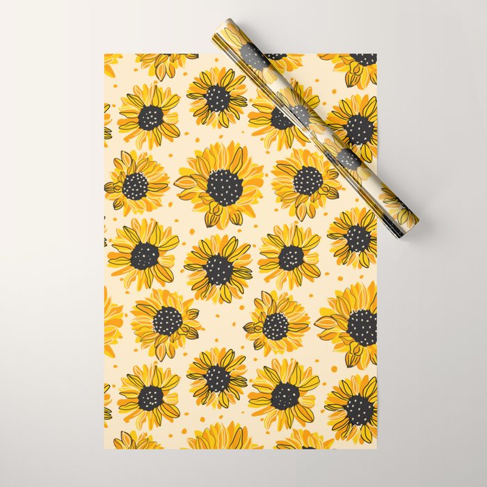 Sunflowers IV Wrapping Paper Gallery Image 1