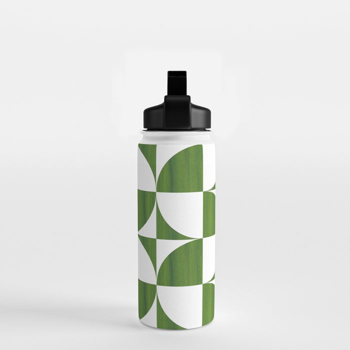 Quadrants (Matcha Green) Water Bottle Gallery Image 2